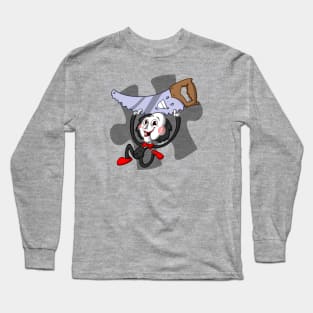 Jigsaw Cartoon Character - The Puppet from Saw Movies Long Sleeve T-Shirt